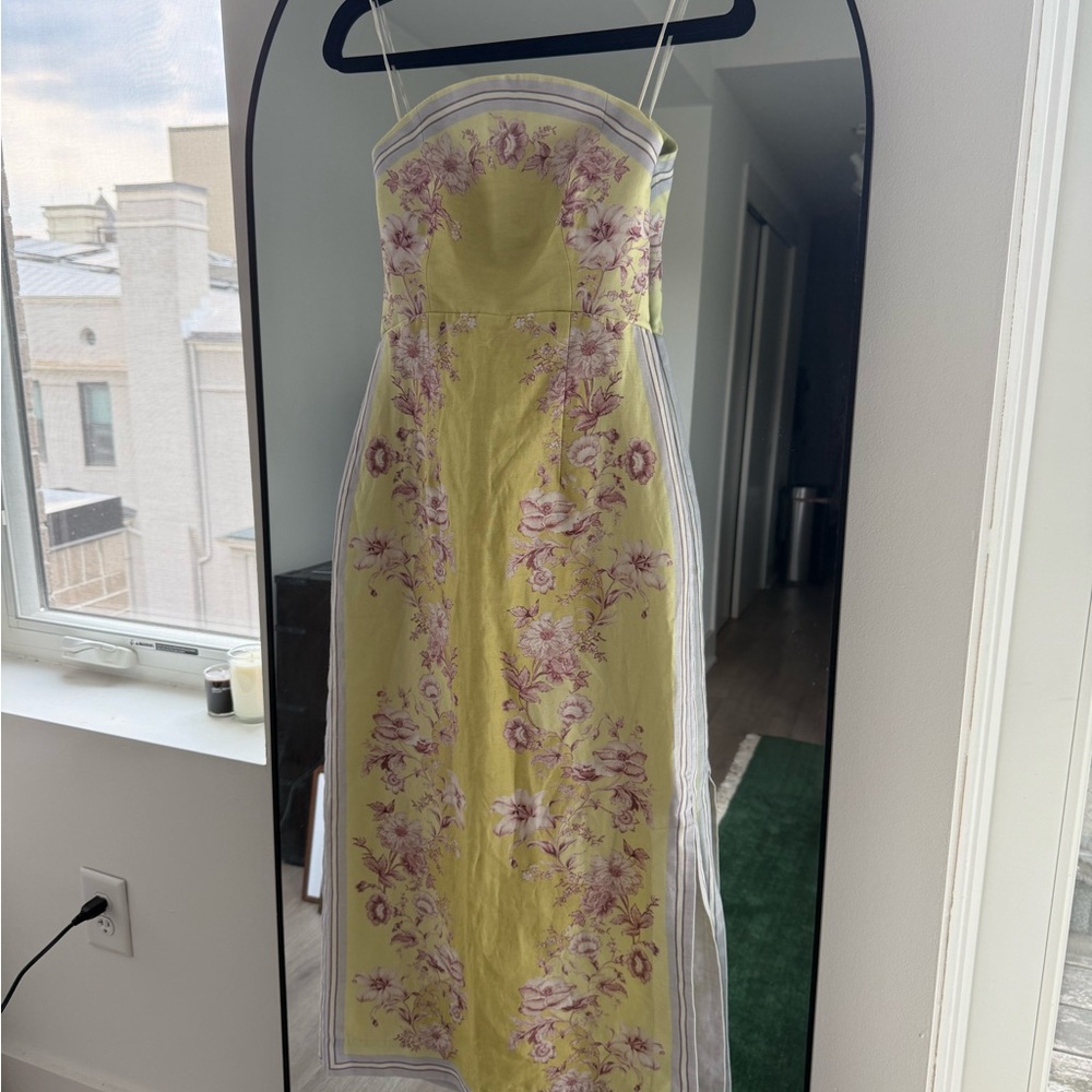 Alemais Marlow Strapless Midi Dress AU 8 (US 4)